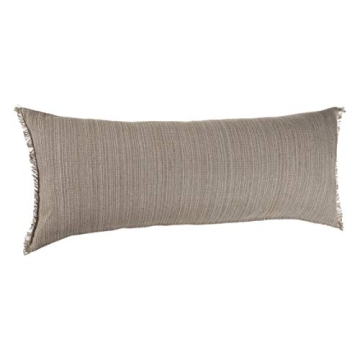 LR Home Polyester Neutral Tan Lumbar Throw Pillow