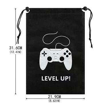 AhlsenL Video Game Party Bags for Kids - 24 Pack