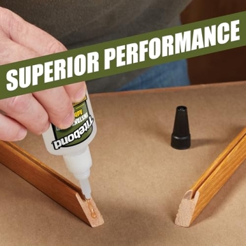 Titebond Instant Bond Thick Adhesive for Quick Repairs