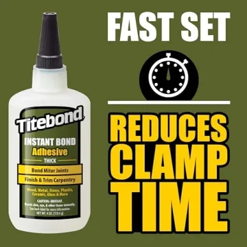 Titebond Instant Bond Thick Adhesive for Quick Repairs