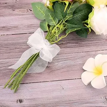 Hapeper Sheer Organza Ribbon for Elegant Wrapping