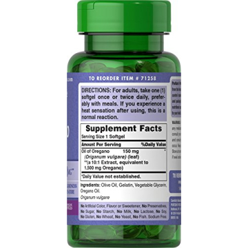 Puritan's Pride Oregano Oil Extract for Immune Support