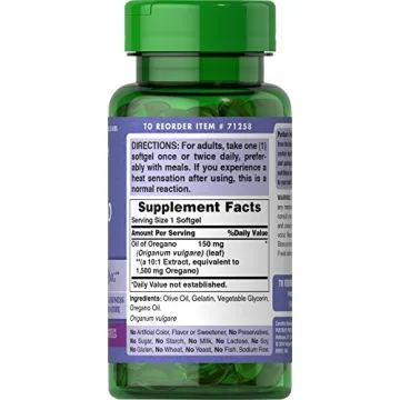 Puritan's Pride Oregano Oil Extract for Immune Support