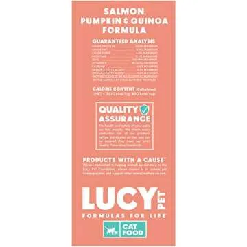 Lucy Pet Products Lucy Pet Cat Salmon, Pumpkin, & Quinoa 10lb