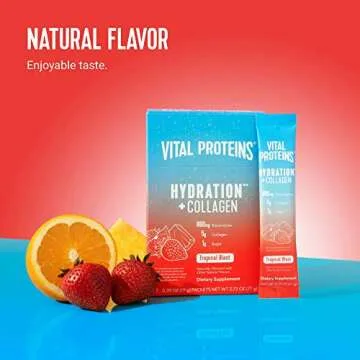 Vital Proteins, Hydration Collagen Tropical Blast, 0.39 Ounce, 7 Pack