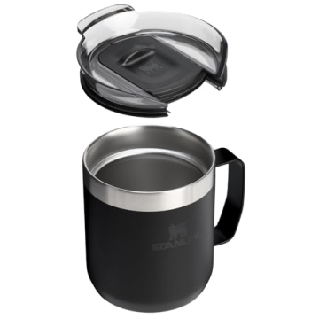 STANLEY Everyday Camp Mug 12oz | Drink Through Lid | Cup for Coffee, Tea and Drinks | Insulated Stai...