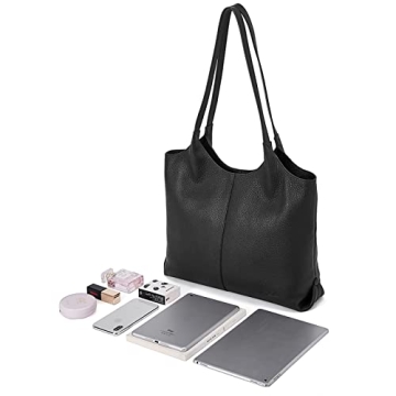 BOSTANTEN Women Leather Tote Bag for Stylish Professionals