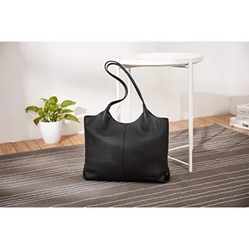 BOSTANTEN Women Leather Tote Bag for Stylish Professionals