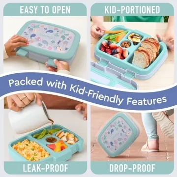 Bentgo Kids Prints Bento-Style Lunch Box for Ages 3-7