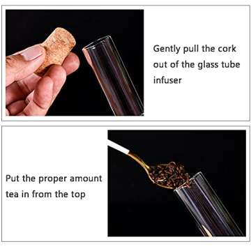 Universal Glass Tea Strainer Tea Infuser Drinkware Tools ReusableTea Filter 3 13cm for Loose Tea Leaves Brewing