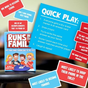 Runs in the Family Fun Board Game for All-Ages Laughter