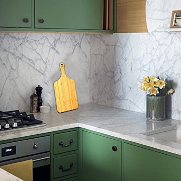 Eco-Friendly Rubber Wood Cutting Board with Handle