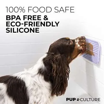 Pup Culture Dog Lick Mat for Slow Feeding and Mental Stimulation