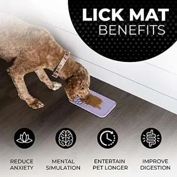 Pup Culture Dog Lick Mat for Slow Feeding and Mental Stimulation