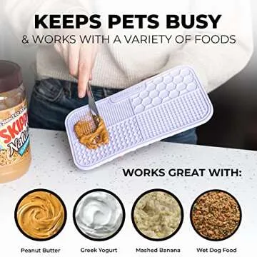 Pup Culture Dog Lick Mat for Slow Feeding and Mental Stimulation