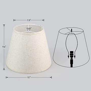 Stylish Drum Fabric Lamp Shades for Table and Floor Lighting