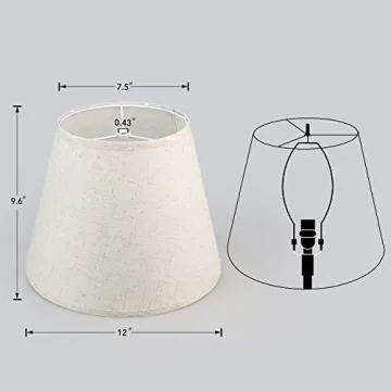 Stylish Drum Fabric Lamp Shades for Table and Floor Lighting