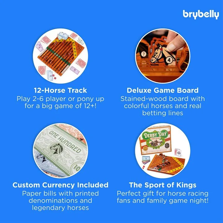 Derby Day Horse Racing Board Game for Family Fun