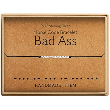 KGBNCIE Morse Code Bracelets for Women - Inspirational Gift Jewelry