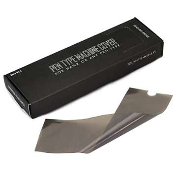 Tattoo Pen Covers - Denergy 200pcs Tattoo Pen Machine Bags Disposable Cartridge Tattoo Machine Sleeves Bags Pen Type Covers Bag Tattoo Grip Sleeve(Regular（2 inch X 6.9 inch）)