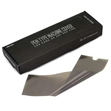 Tattoo Pen Covers - Denergy 200pcs Tattoo Pen Machine Bags Disposable Cartridge Tattoo Machine Sleeves Bags Pen Type Covers Bag Tattoo Grip Sleeve(Regular（2 inch X 6.9 inch）)