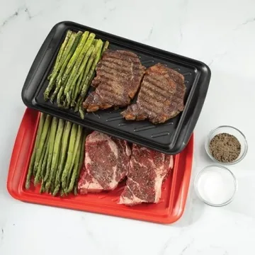 Cuisinart Grilling Prep & Serve Trays - Black & Red