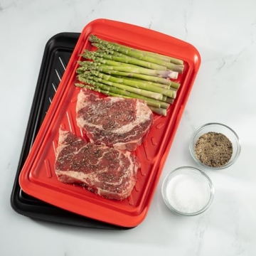 Cuisinart Grilling Prep & Serve Trays - Black & Red