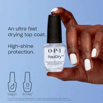 OPI RapiDry Nail Polish Top Coat | Quick Drying Top Coat | Quick Dry, High Shine & Glossy, Protects Nails