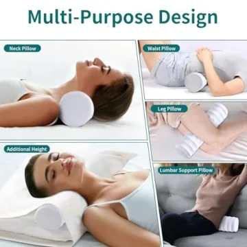 Cervical Neck Pillow - 2 in 1 Memory Foam Relief