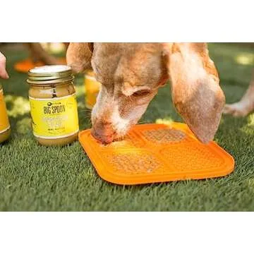 Big Spoon Roasters Wag Butter Banana Flax - Peanut Butter for Dogs - All Natural & Healthy Dog Peanut Butter - Puppy Treats & Snacks – No Gluten, Soy, or Palm – Made in The USA - 13 Ounce Jar