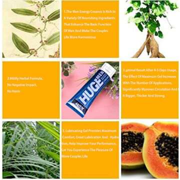 Male Enlargement,Private Part Enlargement Cream, 60ml Extender Cream Thicker Longer Strong for Male