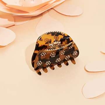 LILIE&WHITE Tortoise Hair Claw Clip for Stylish Updos