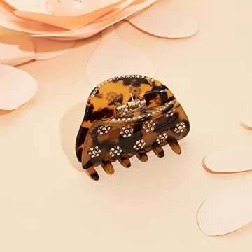 LILIE&WHITE Tortoise Hair Claw Clip for Stylish Updos