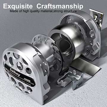 Celkey Tape Measure 25 ft Measuring Tape Retractable with New Duarable Hollow Design,High Precision,Impact Resistence,Waterproof and Easy to Clean