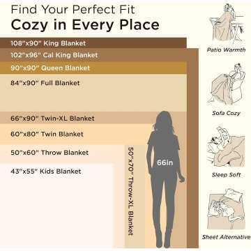 Cozy Grey Fleece Queen Blanket - Bedsure 90x90