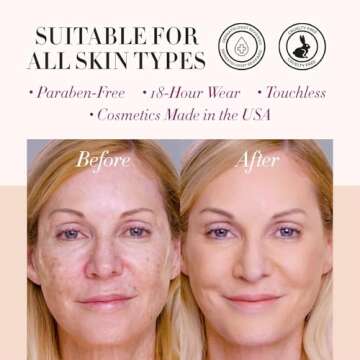 Luminess Air Basic Airbrush Makeup Kit and 9-Piece Silk 4-In-1 Airbrush Foundation Starter System, Medium Coverage - Quick, Easy and Long Lasting Application - Includes Primer, Blush and Glow