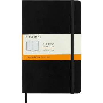 Moleskine Large Soft Cover Notebook 5x8.25" Ruled