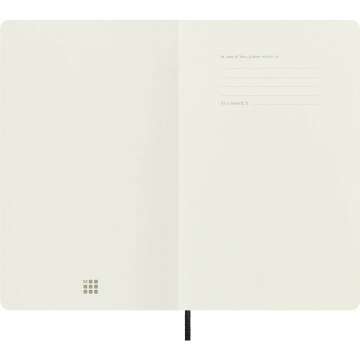 Moleskine Large Soft Cover Notebook 5x8.25" Ruled