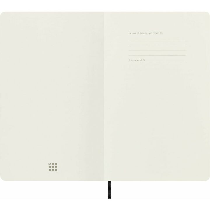 Moleskine Large Soft Cover Notebook 5x8.25" Ruled