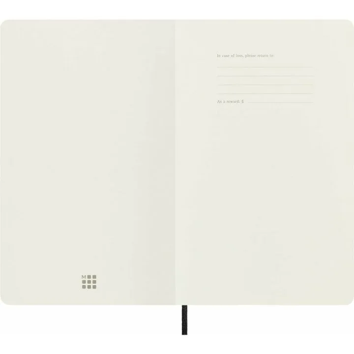 Moleskine Large Soft Cover Notebook 5x8.25" Ruled