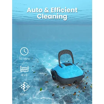 WYBOT Cordless Robotic Pool Cleaner, Powerful Automatic Vacuum