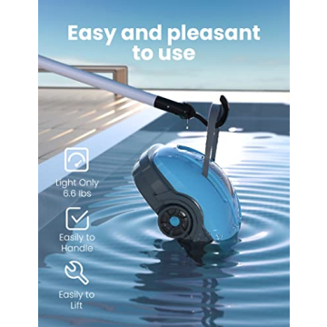 WYBOT Cordless Robotic Pool Cleaner, Powerful Automatic Vacuum