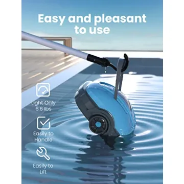 WYBOT Cordless Robotic Pool Cleaner, Powerful Automatic Vacuum