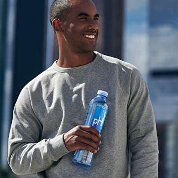 Perfect Hydration 9.5+ pH Alkaline Drinking Water 100% Recycled Bottles Electrolyte Minerals for Taste 24 pack - 20 oz