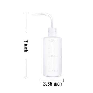 Axe Sickle 3 Pcs Plastic Safety Squeeze Bottle 250 mL Wash Bottle Watering Tool, Lab Tip Liquid Stor...