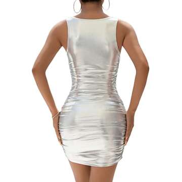 Floerns Women's Stylish Zebra Print Bodycon Mini Dress