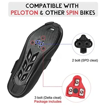VikoViren Unisex Peloton Cycling Shoes with Delta Cleats
