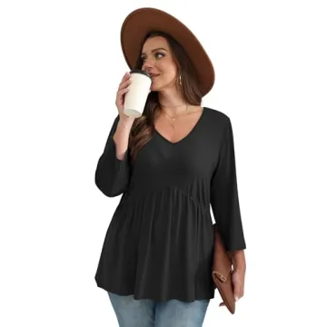 Chic 3/4 Length Sleeve Women's Tops for Every Occasion