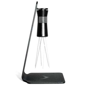 KNODOS WDT Tool Espresso Stirrer Distrubution Tool Adjustable Coffee Needle Distributor 0.25mm & 0.4mm / Premium Espresso Machine Accessories for Puck Prep (Model A)