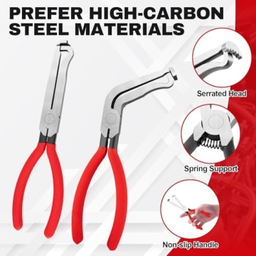 Beaiguna 3PCS Electrical Disconnect Pliers Set for Cars